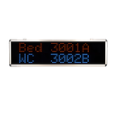 Безжичен приемник с цветен LED дисплей, 12 избираеми тона за сигнализация, максимален брой бутони-400, връзка със софтуер, за мониторинг и контрол