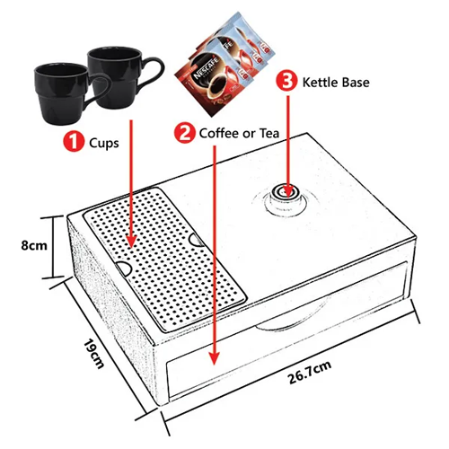 COOL Поднос за електрическа кана