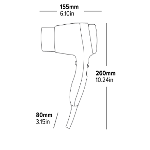DALTON Хотелски сешоар за коса