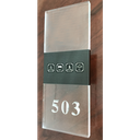 CRYSTABEL Безжичен LED дисплей с 5 типа индикация и звънец