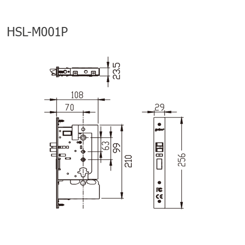 EVA series Hotel locks