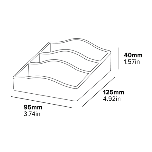 ASCOT поставка за сашета чай, кафе и захар