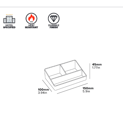 ASCOT поставка за сашета чай, кафе и захар