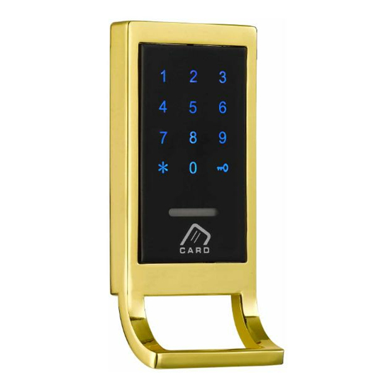 VENERA Electronic locker lock with contactless reader and keyboard