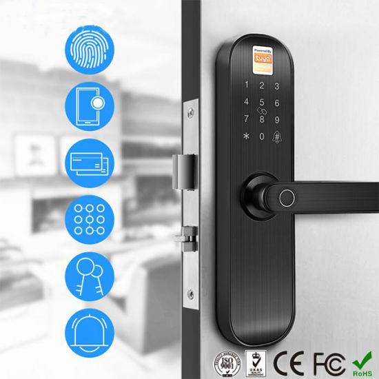 SMILE WIFI LOCK WiFi Смарт брава с  пръстов отпечатък, код и четец