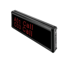 Wireless receiver with single color LED display