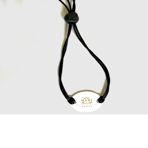 Custom bracelets with textile link