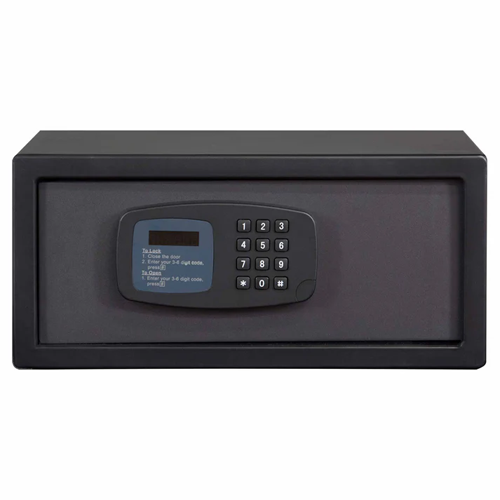 [COR-WHCOMP-BK] WHITEHALL Comapct Hotel safe with electronic lock, LED interior light